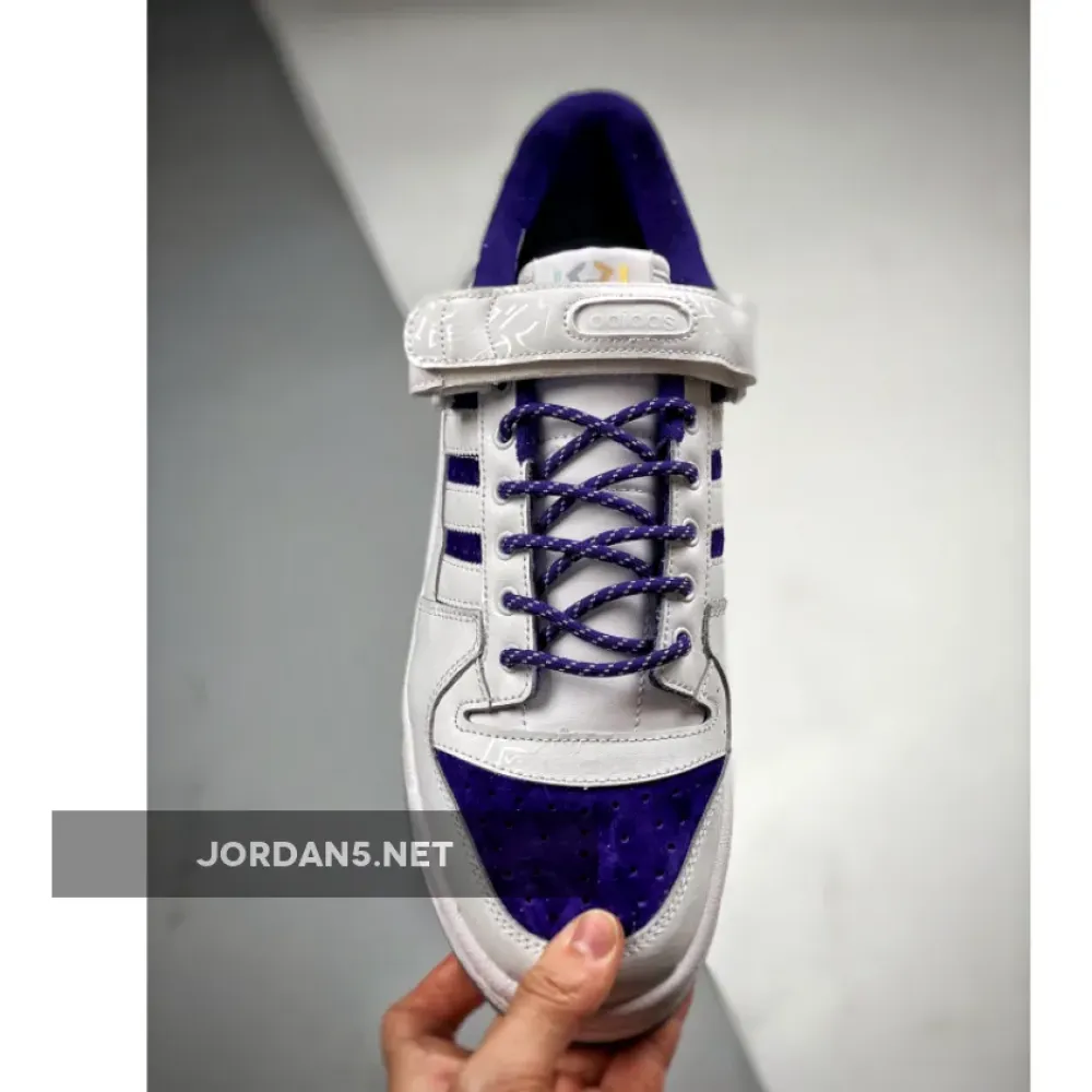 adidas Forum Low “Donovan Mitchell” White/Purple/Halo Mint GY8287