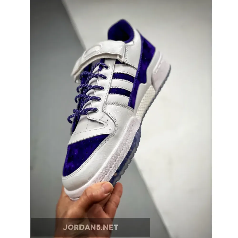 adidas Forum Low “Donovan Mitchell” White/Purple/Halo Mint GY8287