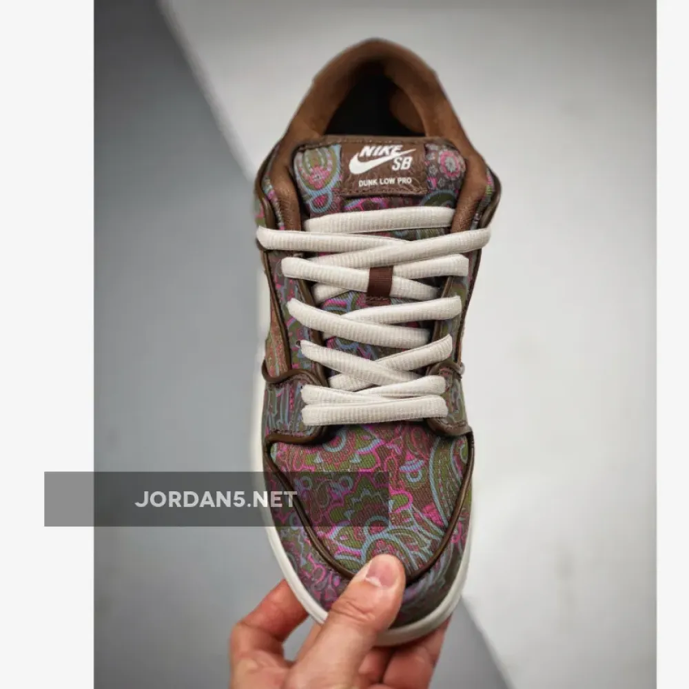 Nike SB Dunk Low “Paisley” Brown/Burgundy-Green-Pink  DH7534-200