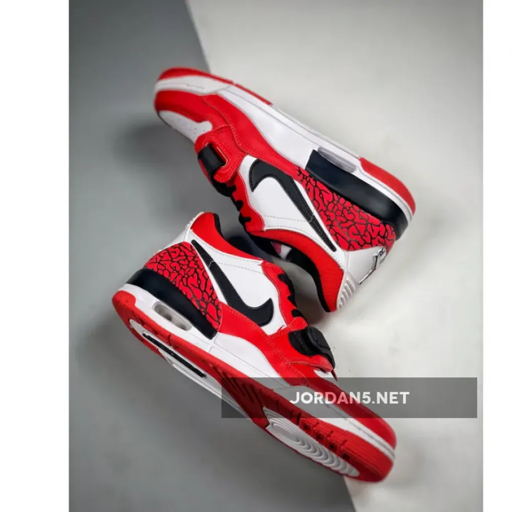 Jordan Legacy 312 Low “Chicago” White Red  CD7069-116