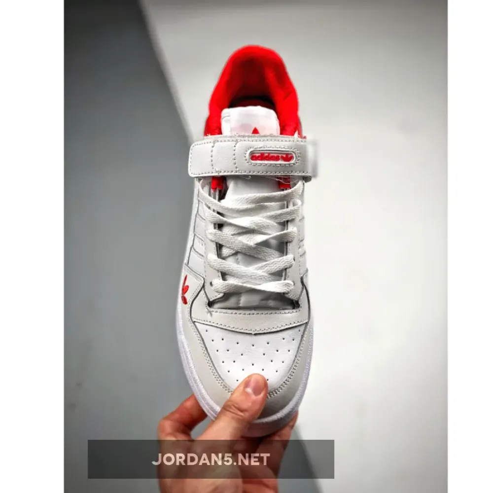 adidas Forum Low Cloud White/Red  H01674