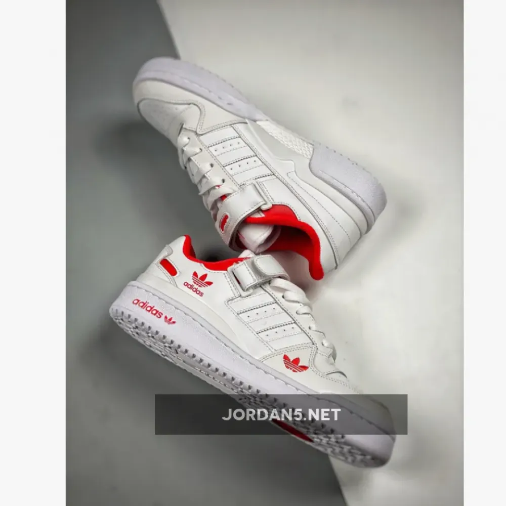 adidas Forum Low Cloud White/Red  H01674