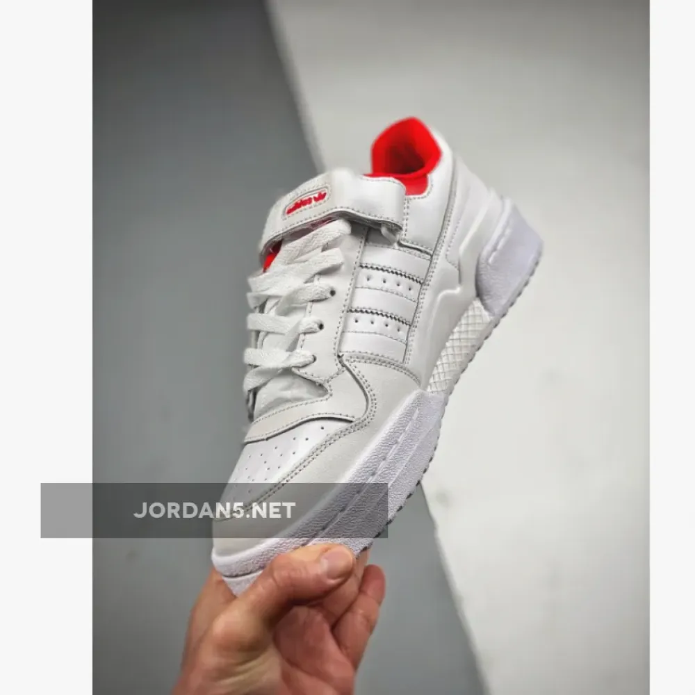 adidas Forum Low Cloud White/Red  H01674