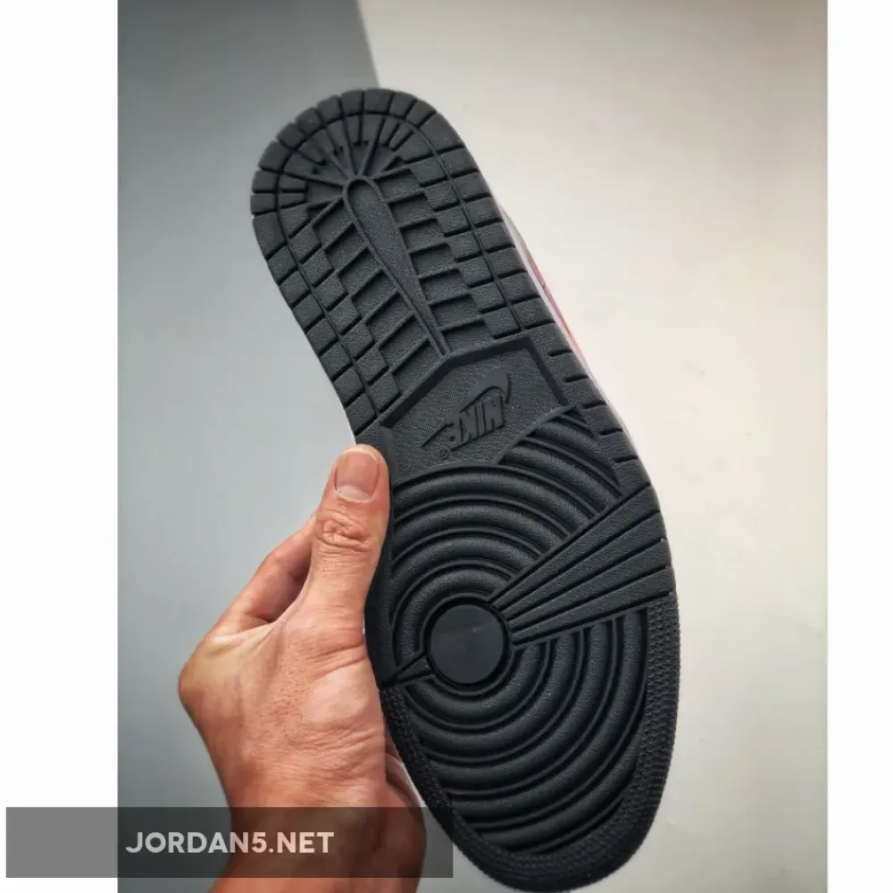 Air Jordan 1 Low Black Grey Pink  553558-062