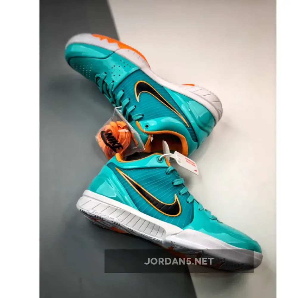 UNDEFEATED x Nike Kobe 4 Protro “Demar DeRozan” Teal/Mango-White CQ3869-300