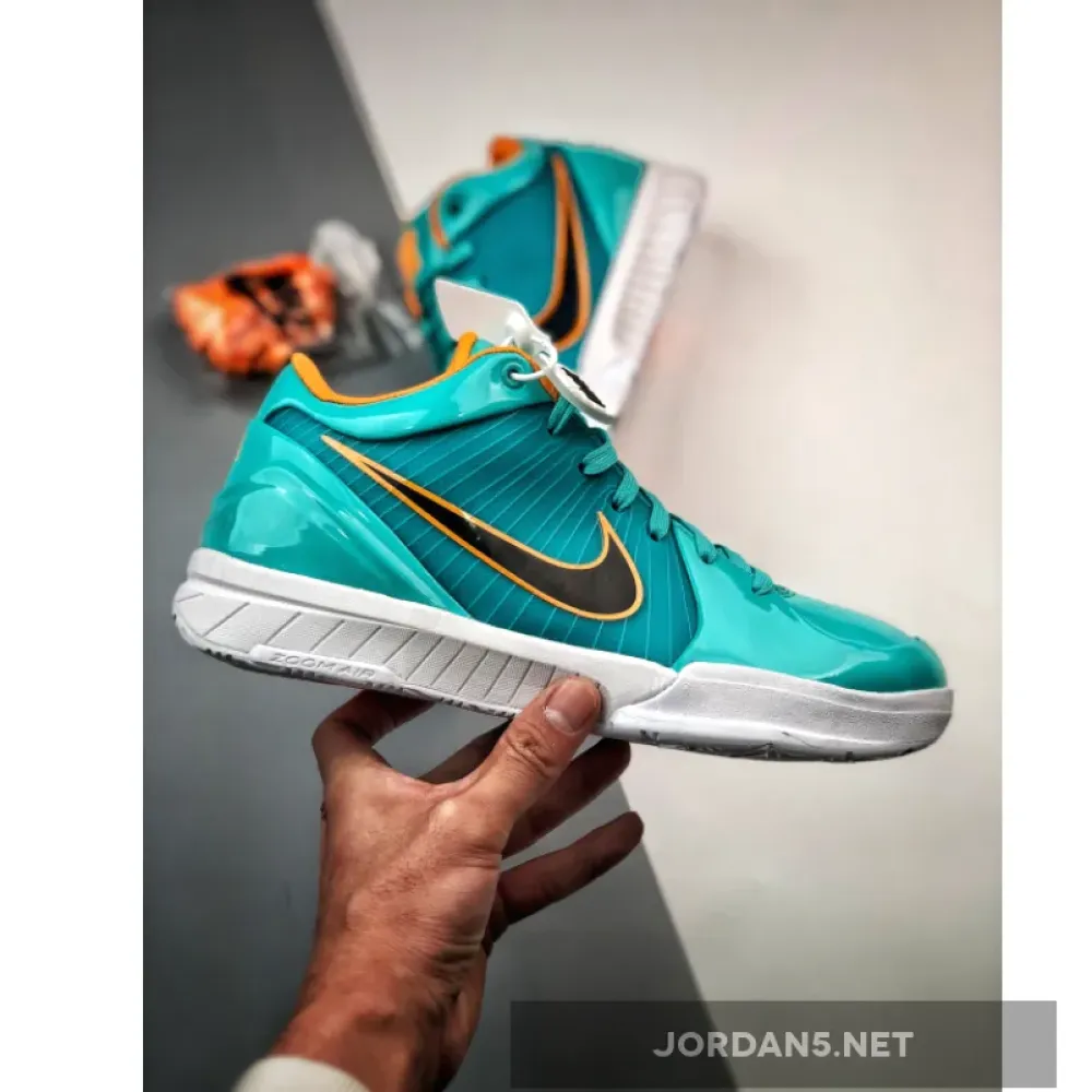 UNDEFEATED x Nike Kobe 4 Protro “Demar DeRozan” Teal/Mango-White CQ3869-300