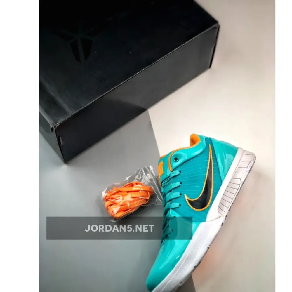 UNDEFEATED x Nike Kobe 4 Protro “Demar DeRozan” Teal/Mango-White CQ3869-300