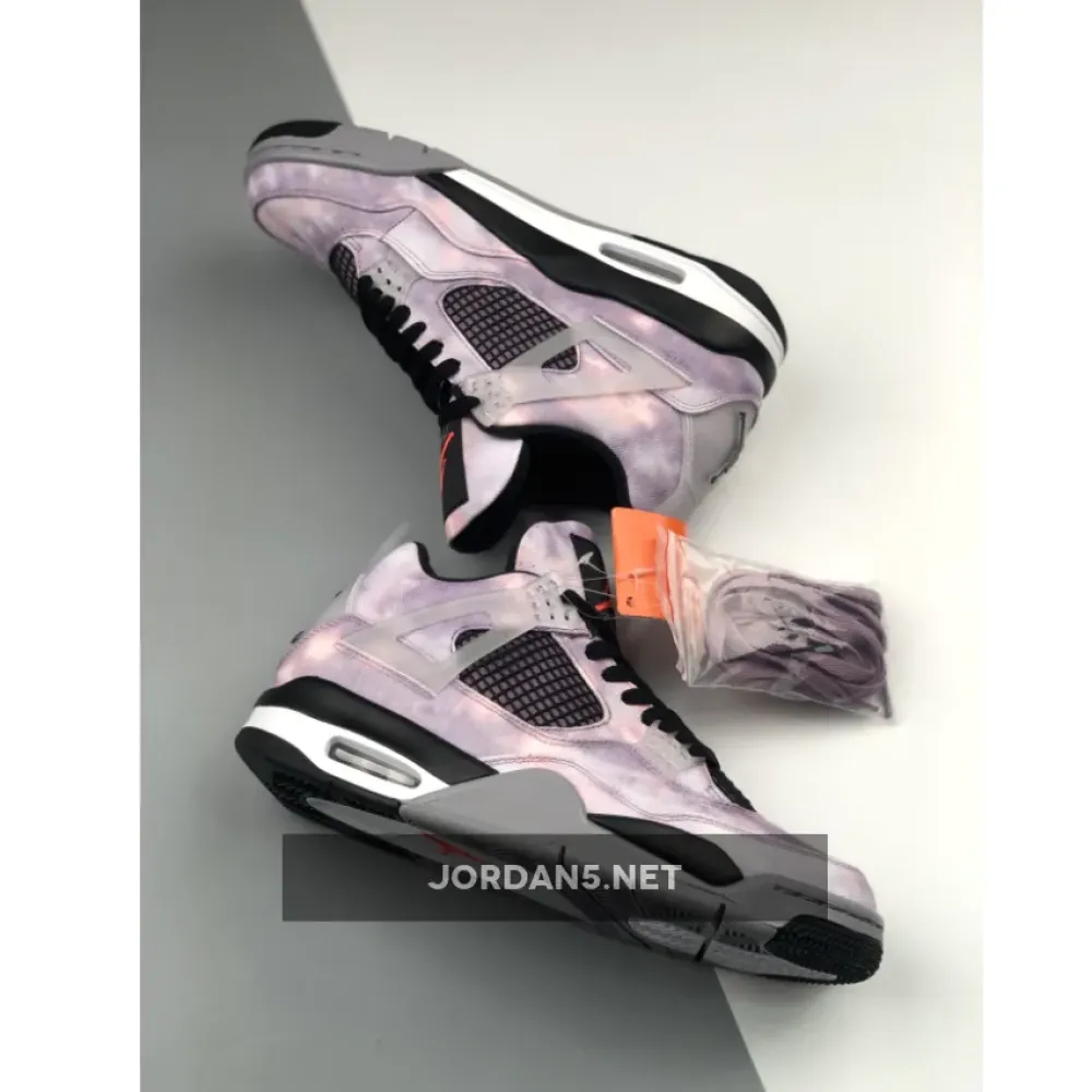 Air Jordan 4 “Zen Master” Amethyst Wave/Bright Crimson/Black/Cement Grey DH7138-506