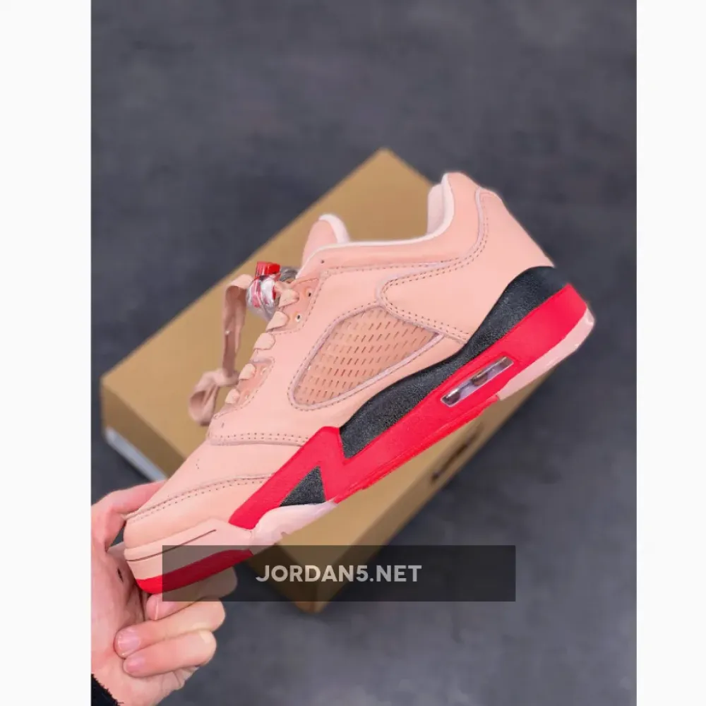 Air Jordan 5 Low Arctic Orange/Siren Red-Black