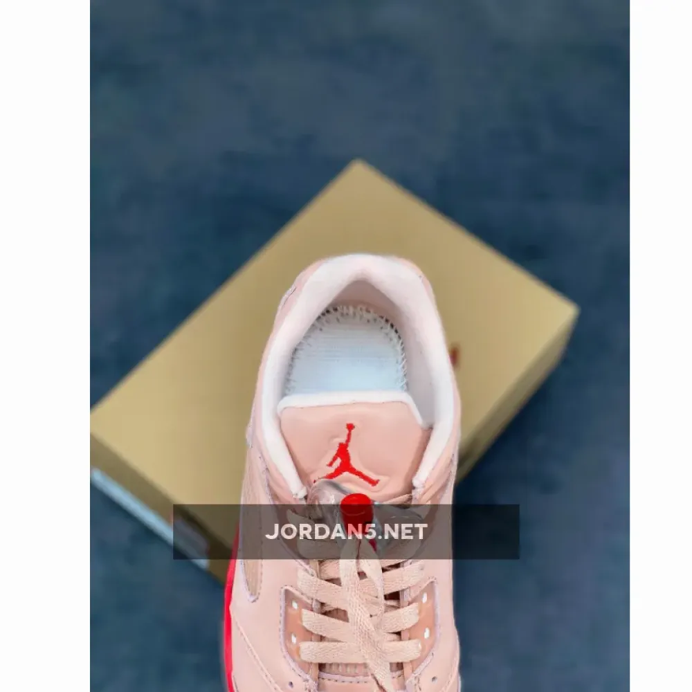 Air Jordan 5 Low Arctic Orange/Siren Red-Black