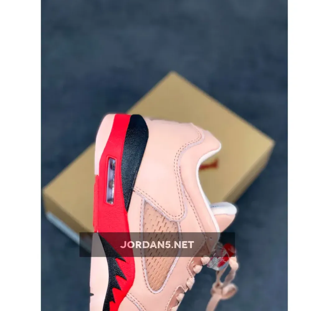 Air Jordan 5 Low Arctic Orange/Siren Red-Black