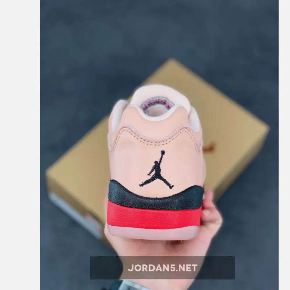 Air Jordan 5 Low Arctic Orange/Siren Red-Black