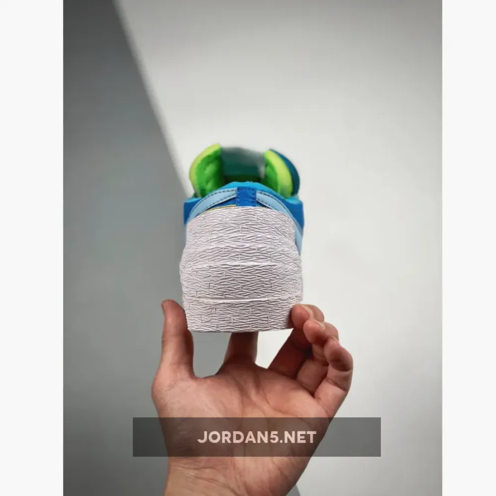 Kaws x Sacai x Nike Blazer Low Blue/Light Blue/Pink/Yellow DM7901-400