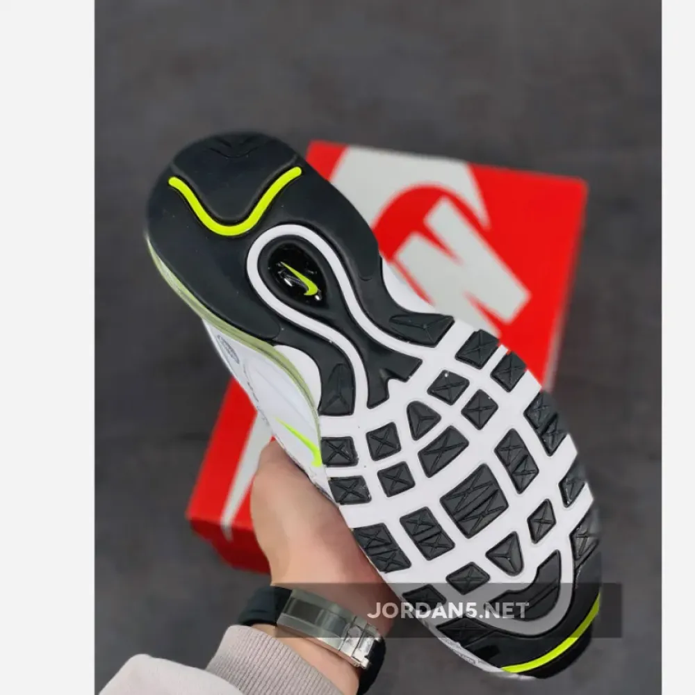 Nike Air Max 97 “Reflective Logo” White/Black-Pure Platinum-Volt DH0006-100