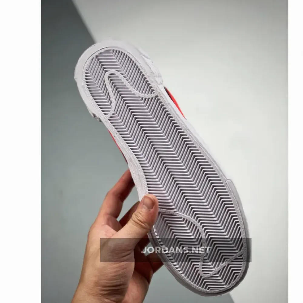 Kaws x Sacai x Nike Blazer Low Team Red/Orange/Pink/Blue DM7901-600