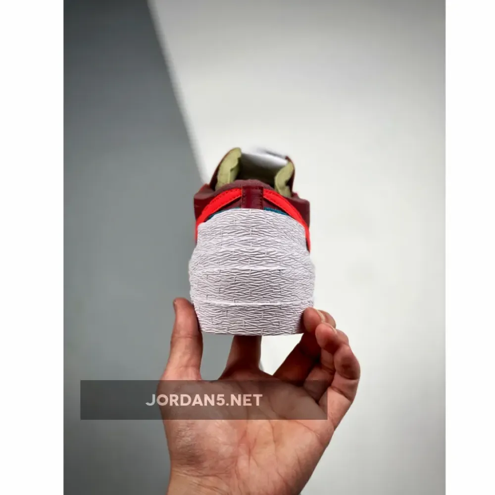 Kaws x Sacai x Nike Blazer Low Team Red/Orange/Pink/Blue DM7901-600