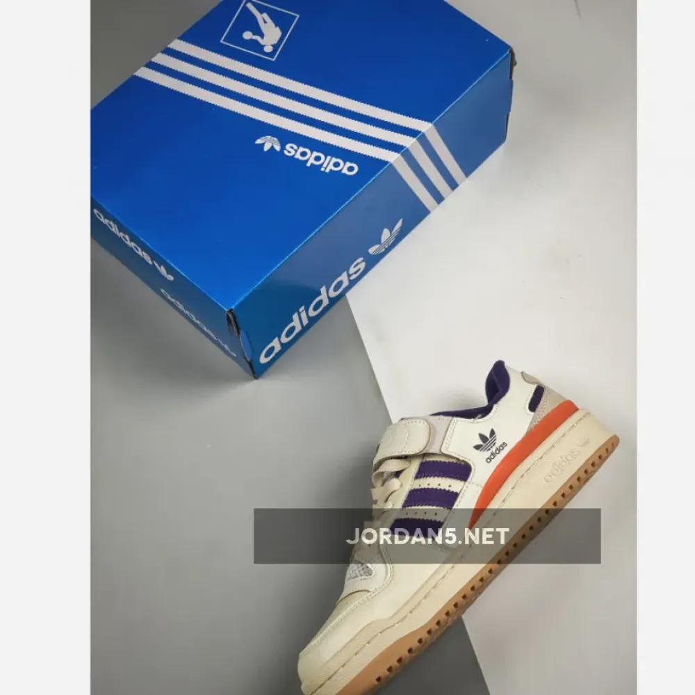 adidas Forum Low “Suns” White/Purple/Gold  GX9049