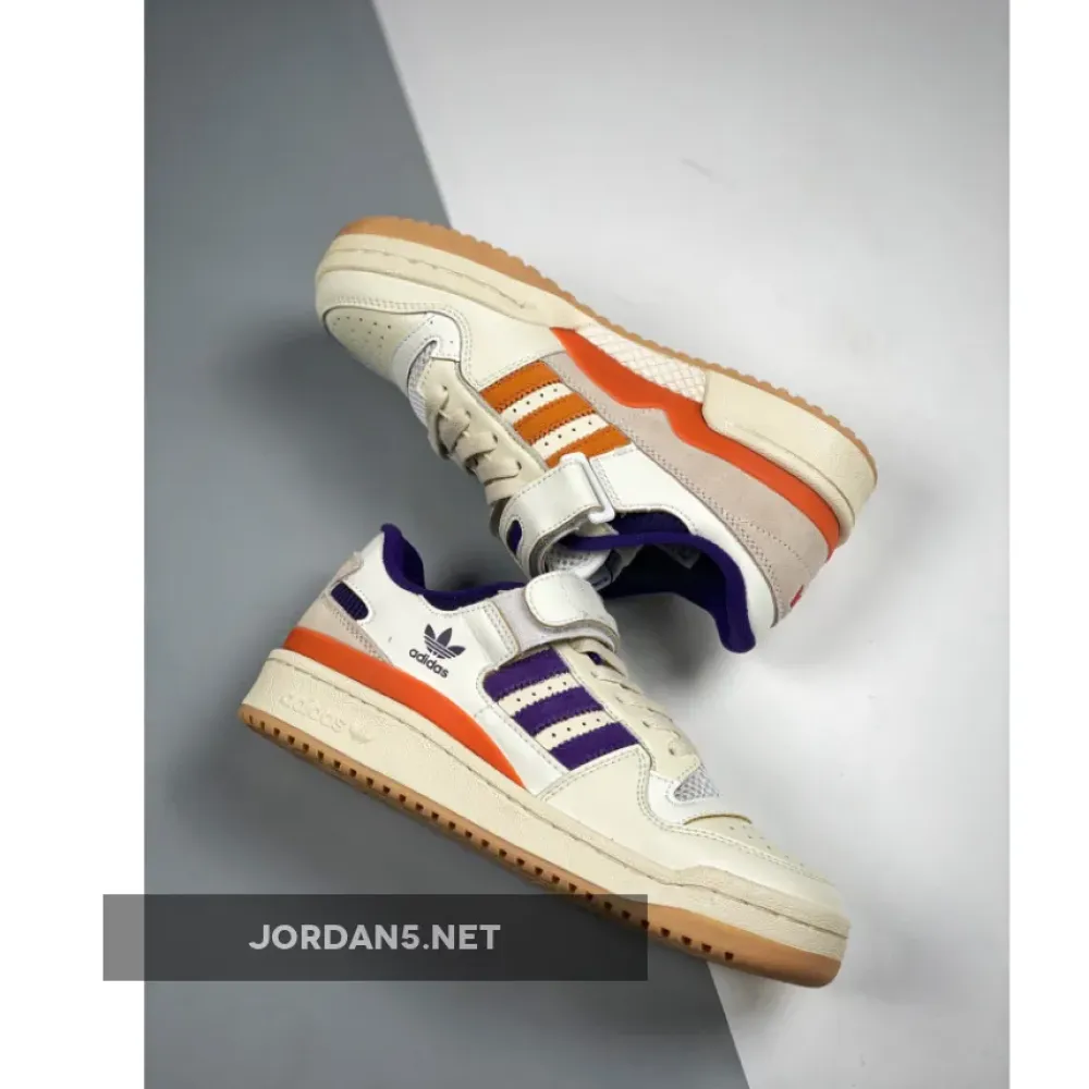 adidas Forum Low “Suns” White/Purple/Gold  GX9049