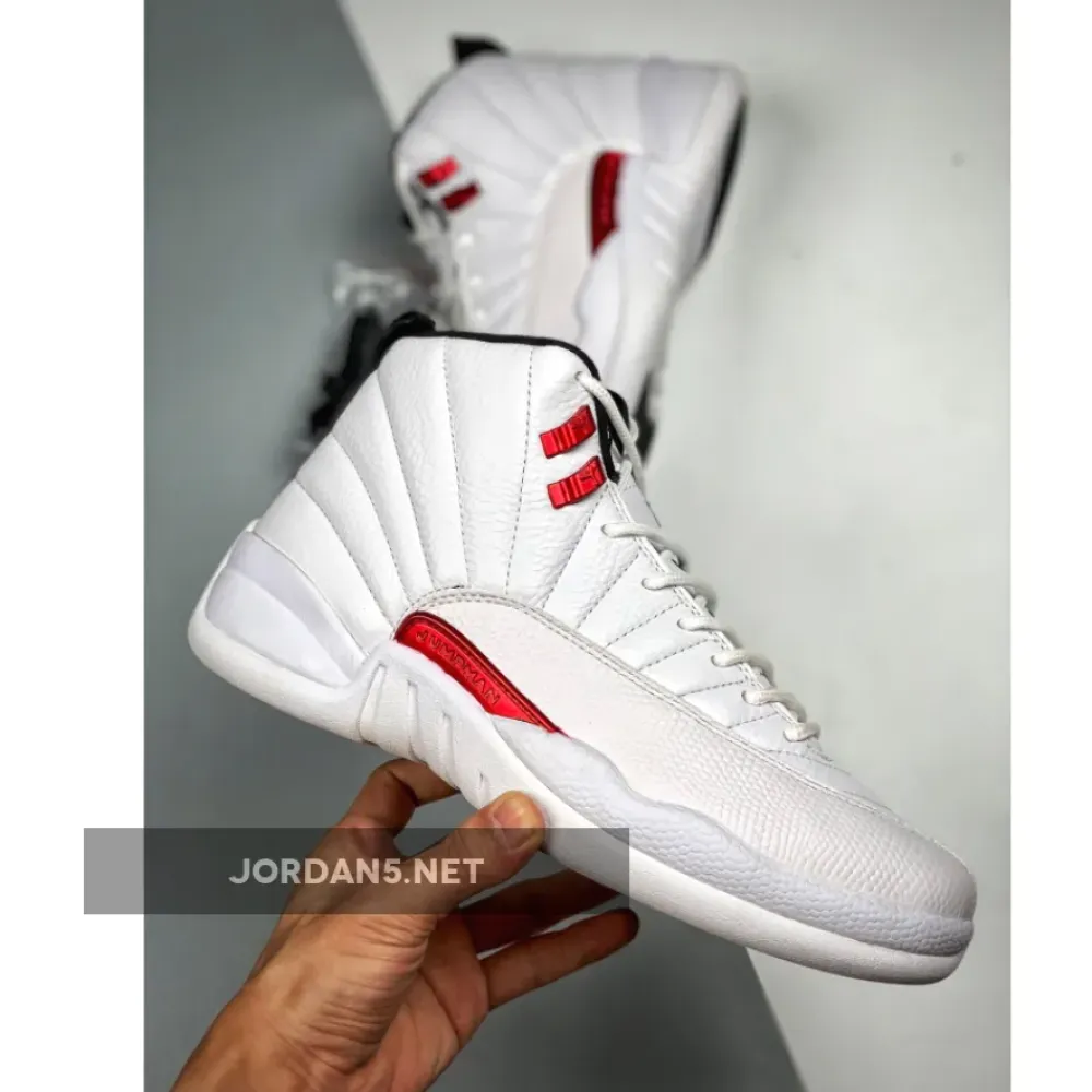 Air Jordan 12 “Twist” White/University Red/Black CT8013-106