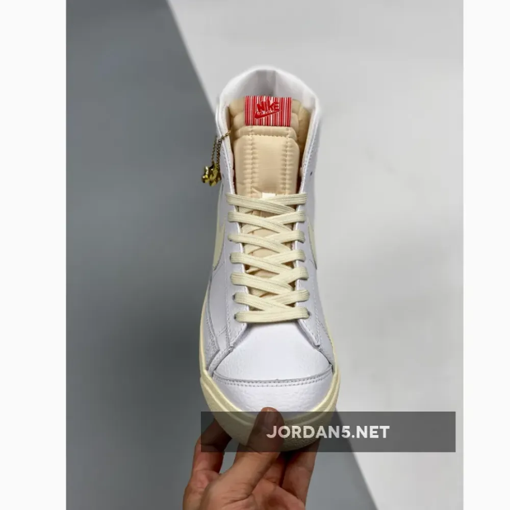 Nike Blazer Mid ’77 “Popcorn” White/Coconut Milk  CW6421-100