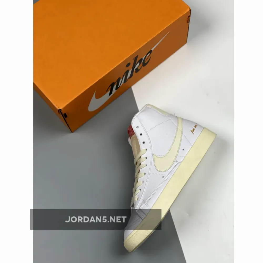 Nike Blazer Mid ’77 “Popcorn” White/Coconut Milk  CW6421-100