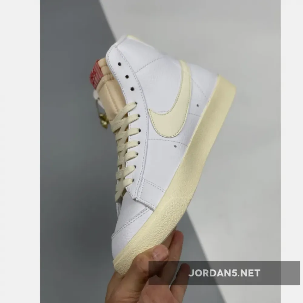 Nike Blazer Mid ’77 “Popcorn” White/Coconut Milk  CW6421-100