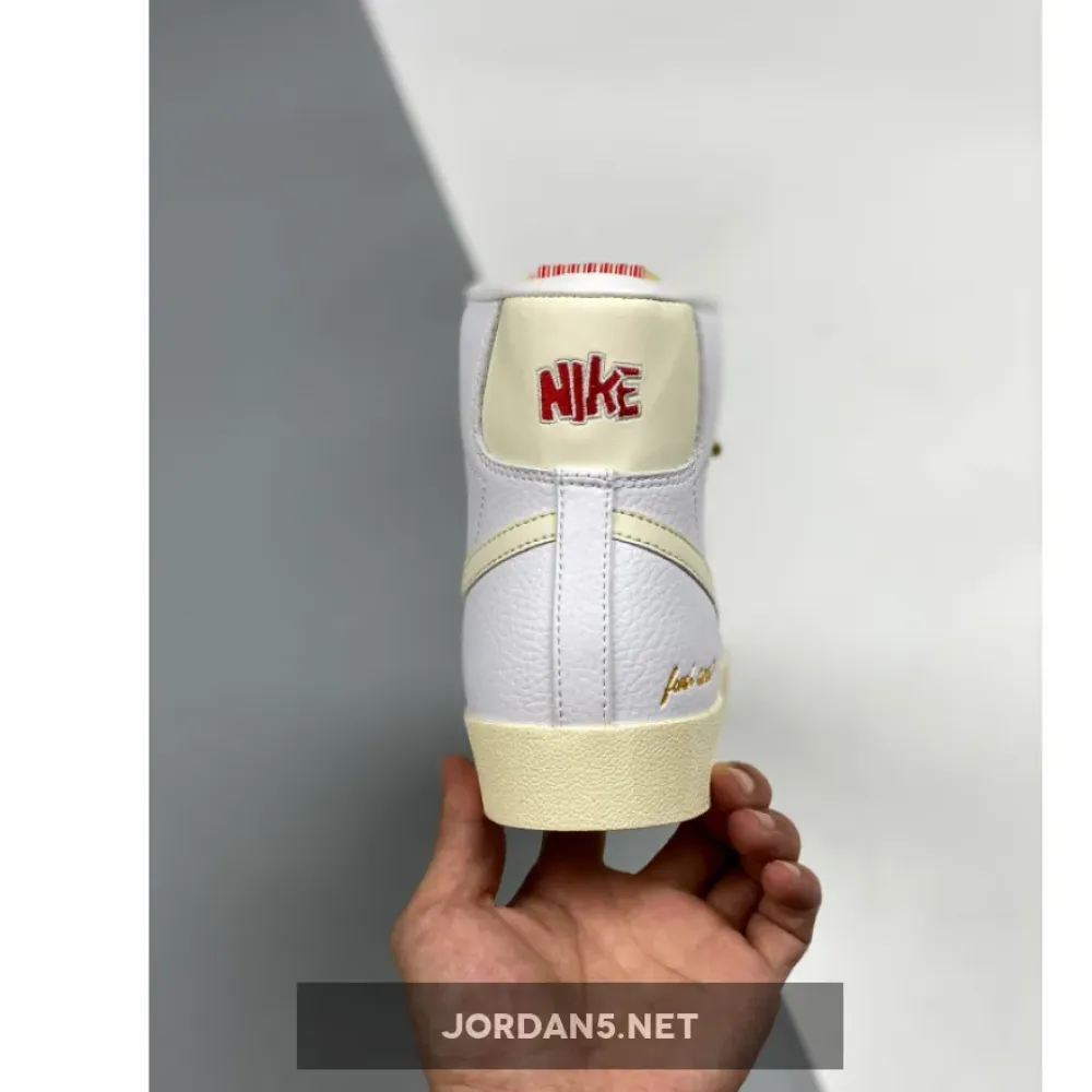 Nike Blazer Mid ’77 “Popcorn” White/Coconut Milk  CW6421-100