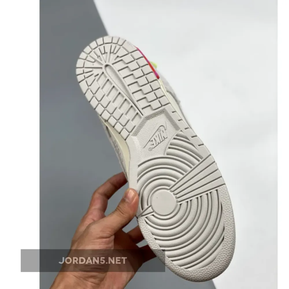 Off-White x Nike Dunk Low “40 of 50” Grey Sail Orange 1680505010