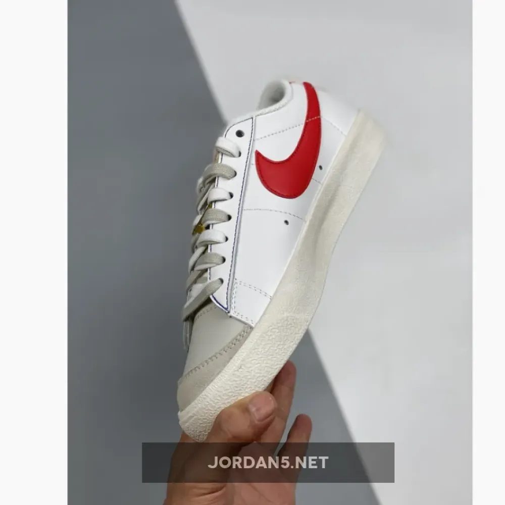 Nike Blazer Low Grey White Removable Swoosh DH4370-002