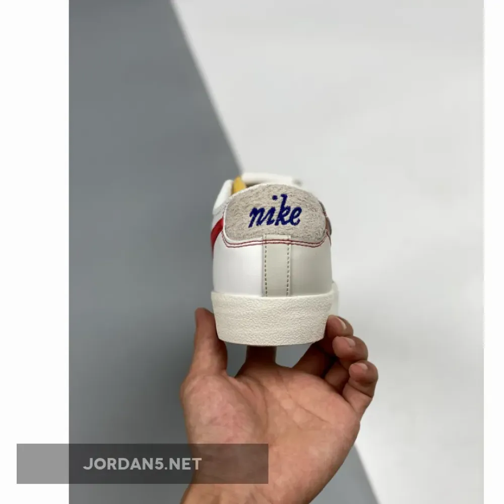 Nike Blazer Low Grey White Removable Swoosh DH4370-002