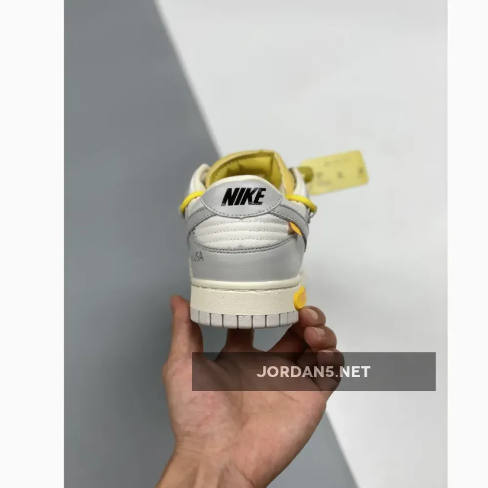 Off-White x Nike Dunk Low “29 of 50” Grey Sail 1680505040