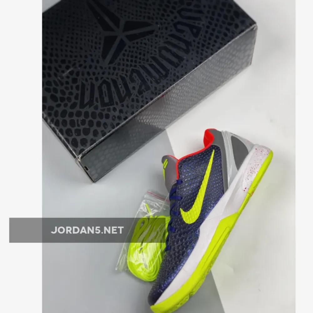 Nike Kobe 6 Protro “Chaos” Ink/Dark Grey-White-Volt CW2190-500