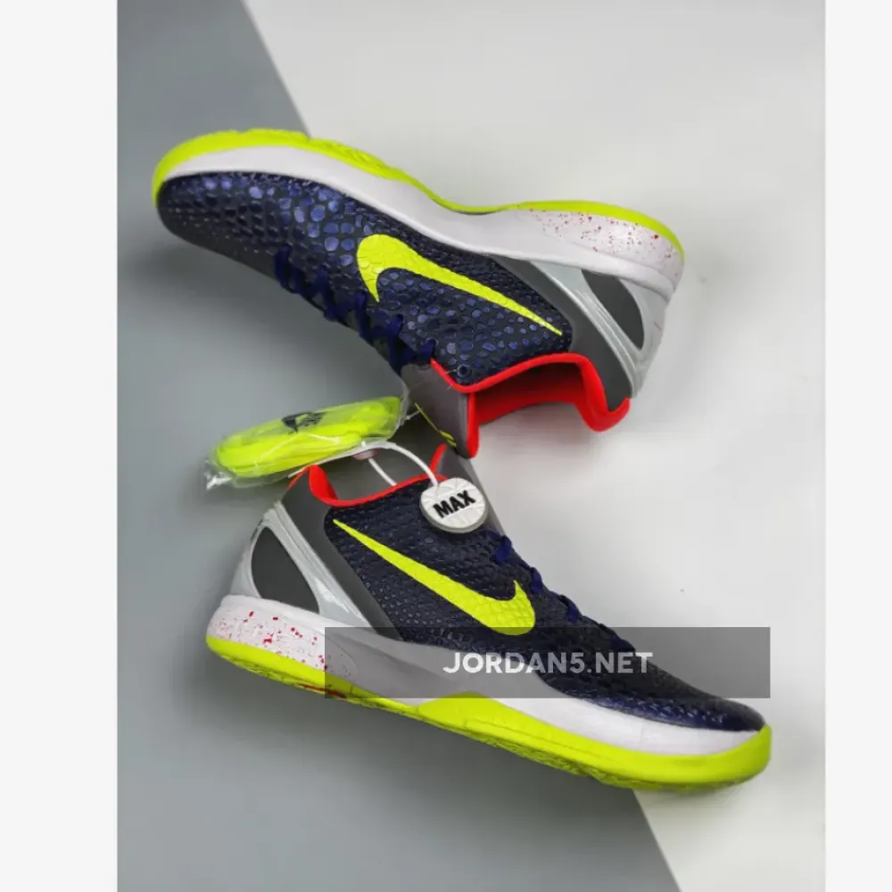 Nike Kobe 6 Protro “Chaos” Ink/Dark Grey-White-Volt CW2190-500