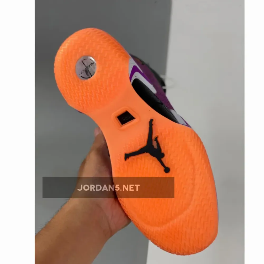 Air Jordan 36 “First Light” Black/White-Bright Mango-Hyper Violet CZ2650-004