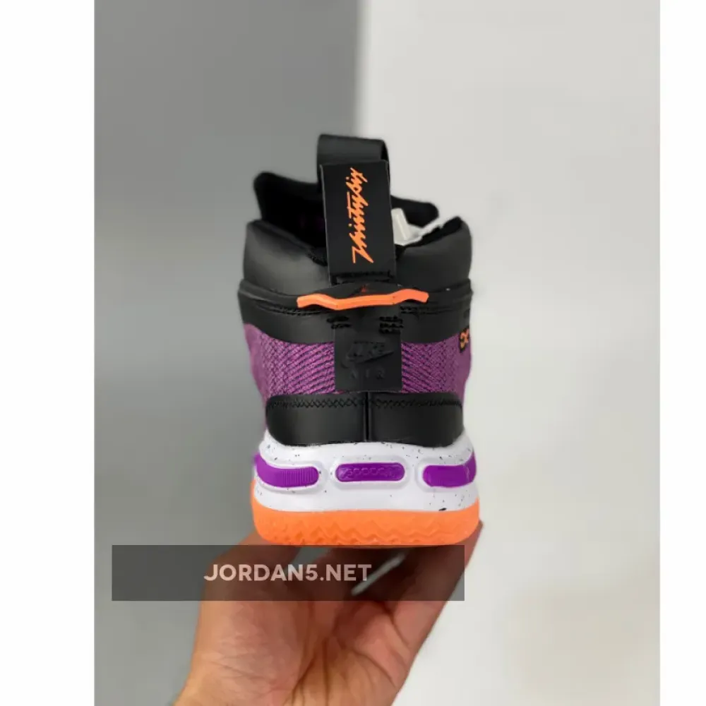 Air Jordan 36 “First Light” Black/White-Bright Mango-Hyper Violet CZ2650-004