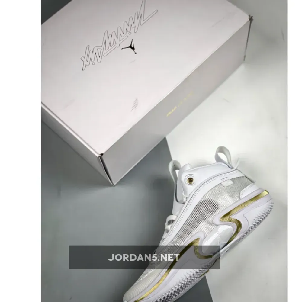 Air Jordan 36 “Glory” White/Black-Metallic Gold  DJ4482-100