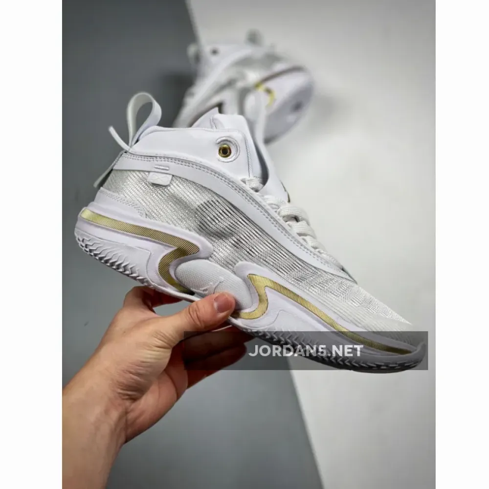 Air Jordan 36 “Glory” White/Black-Metallic Gold  DJ4482-100