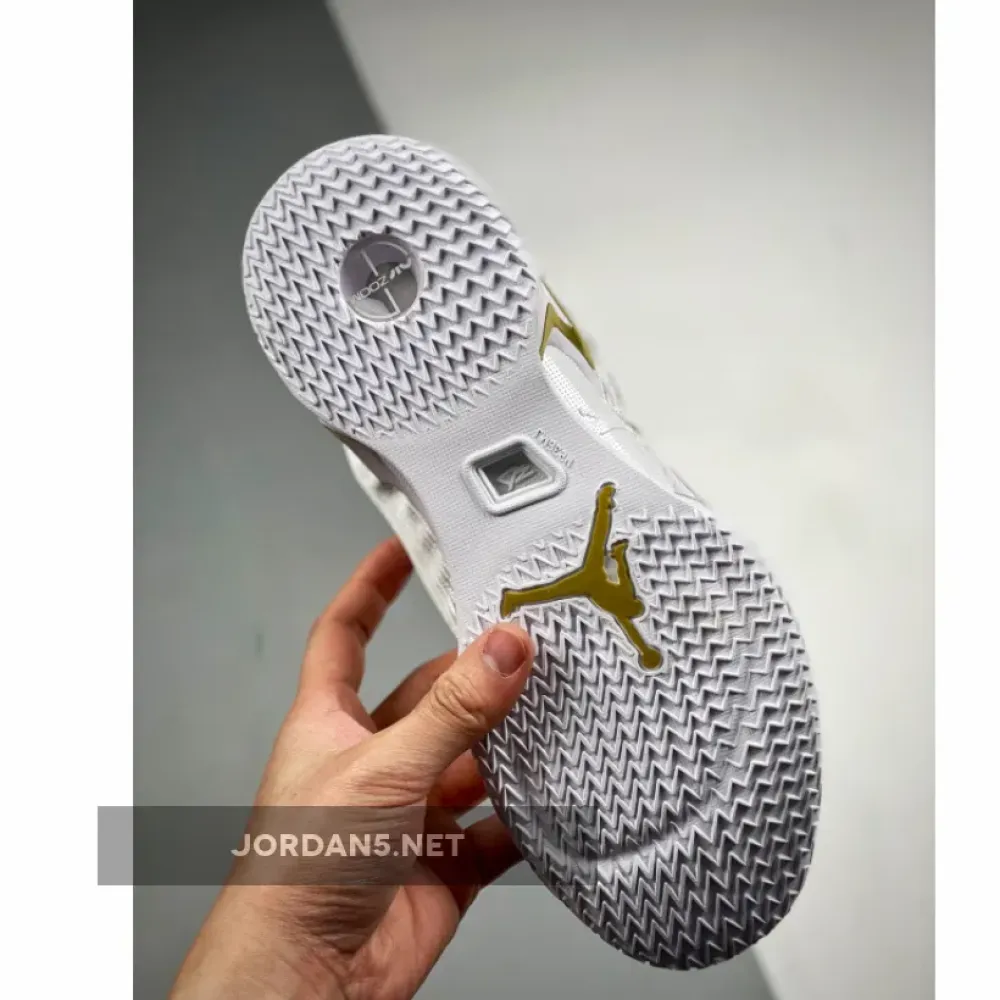 Air Jordan 36 “Glory” White/Black-Metallic Gold  DJ4482-100