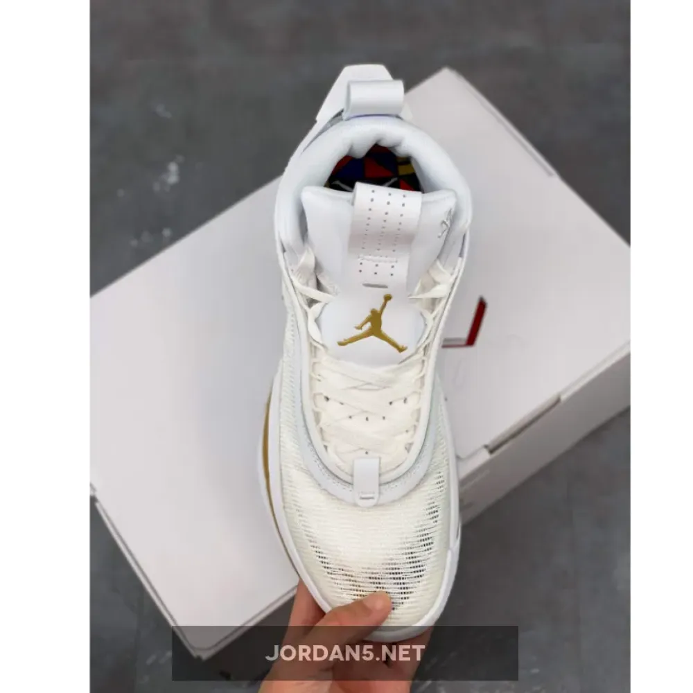 Air Jordan 36 “Glory” White/Black-Metallic Gold  DJ4482-100