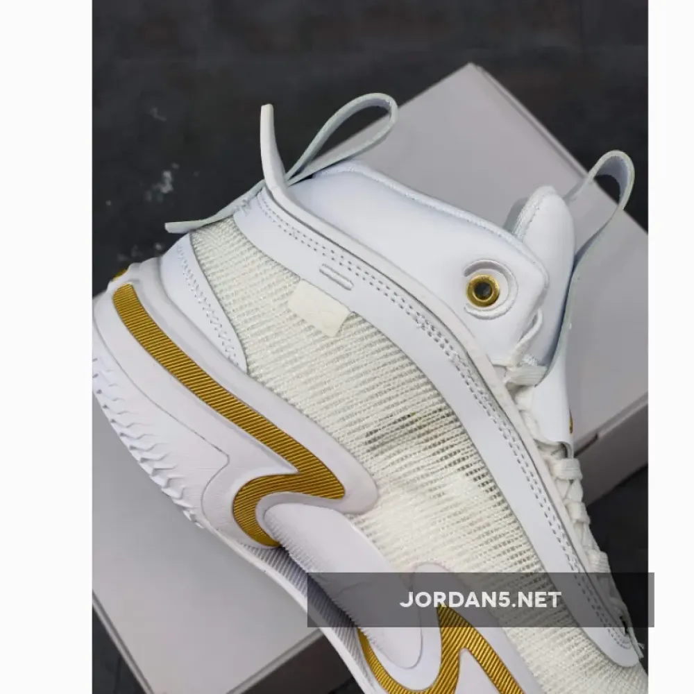 Air Jordan 36 “Glory” White/Black-Metallic Gold  DJ4482-100