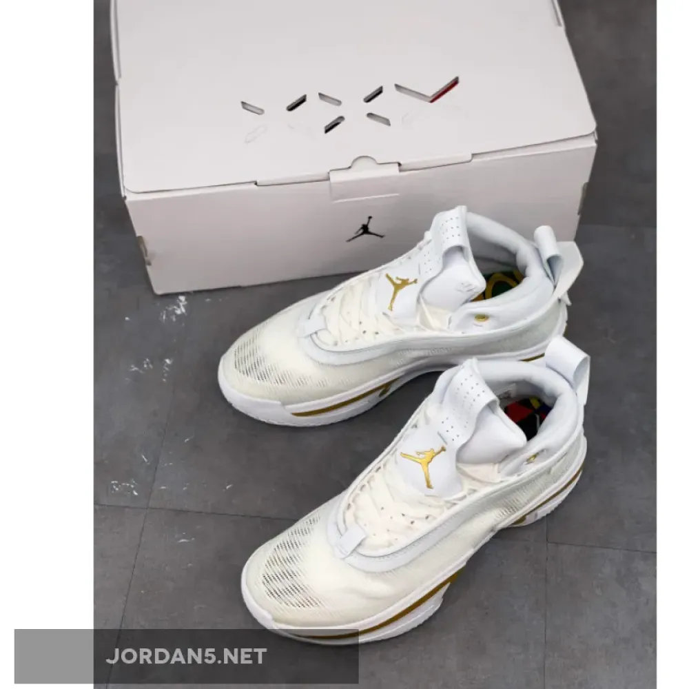 Air Jordan 36 “Glory” White/Black-Metallic Gold  DJ4482-100