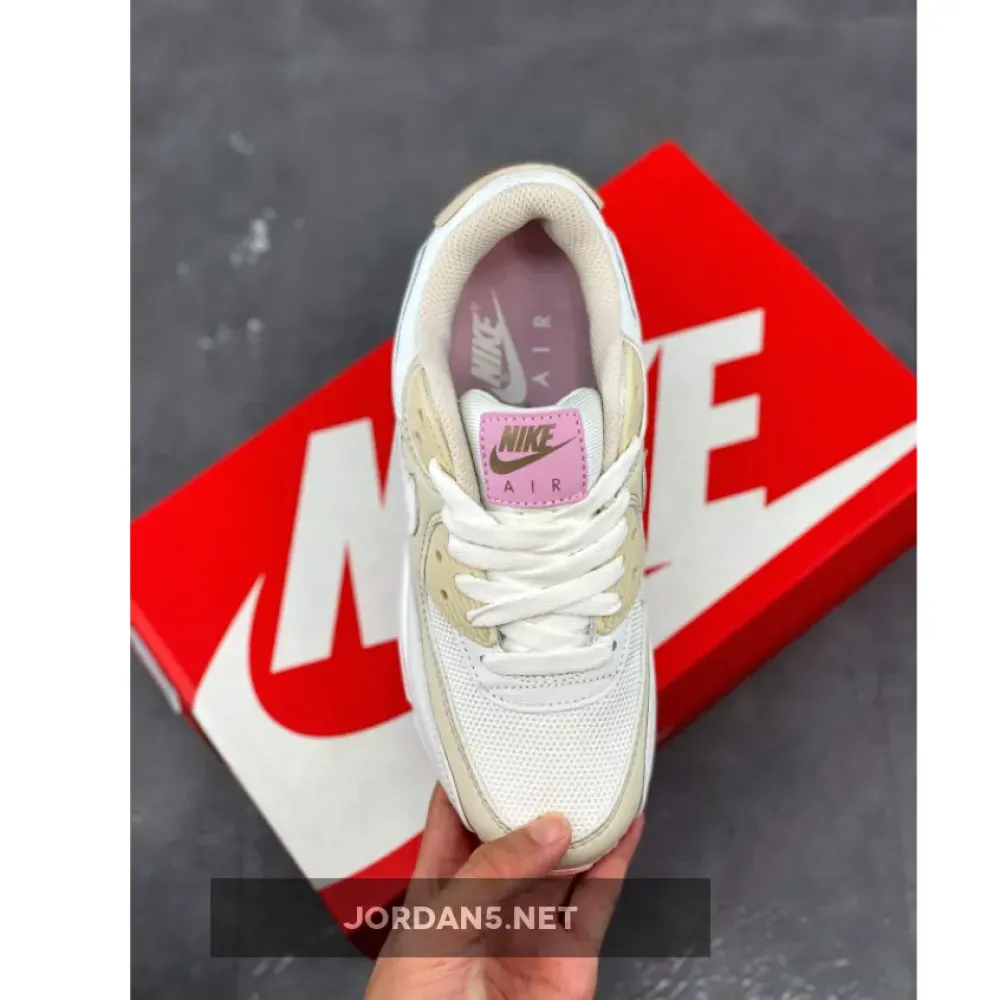 Nike Air Max 90 White/Metallic Red Bronze/Light Orewood Brown CT1873-100
