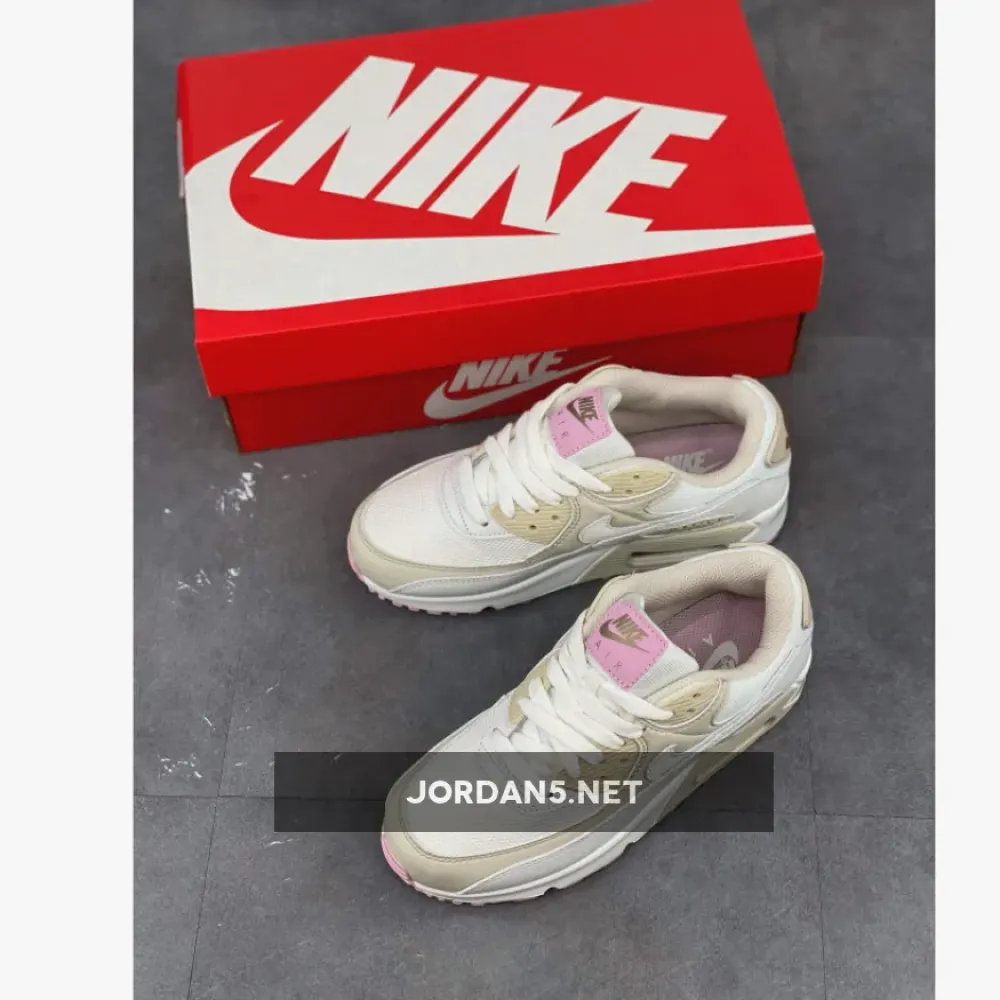 Nike Air Max 90 White/Metallic Red Bronze/Light Orewood Brown CT1873-100