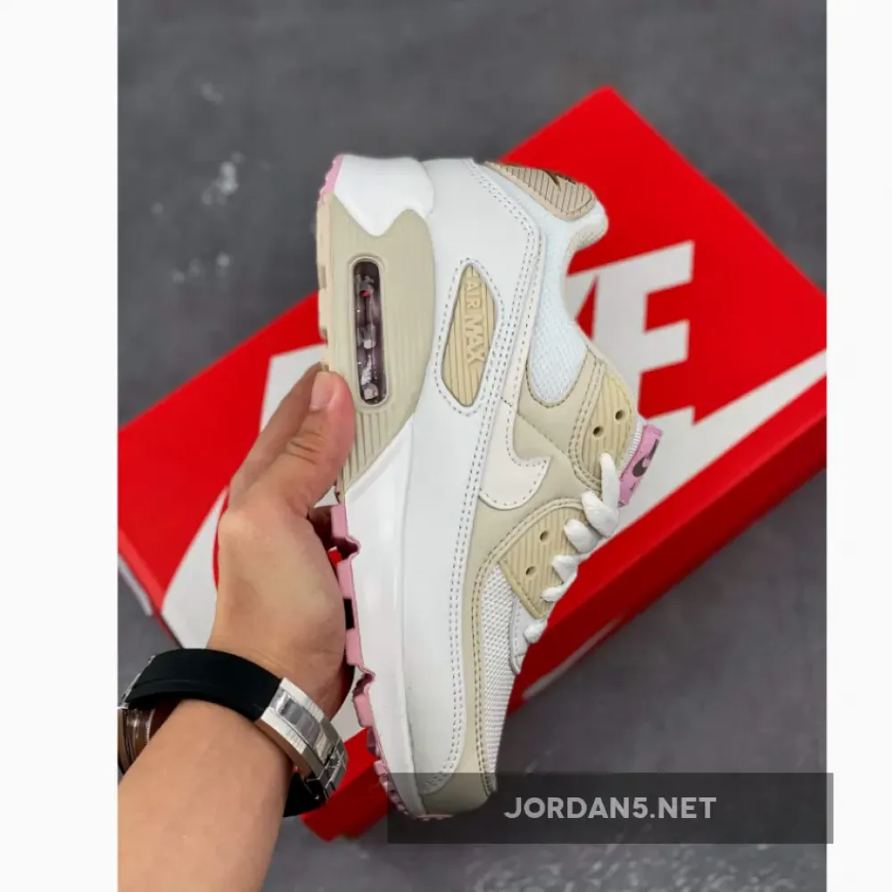 Nike Air Max 90 White/Metallic Red Bronze/Light Orewood Brown CT1873-100