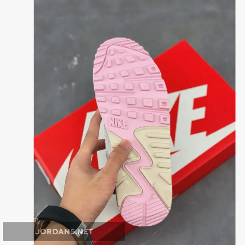 Nike Air Max 90 White/Metallic Red Bronze/Light Orewood Brown CT1873-100