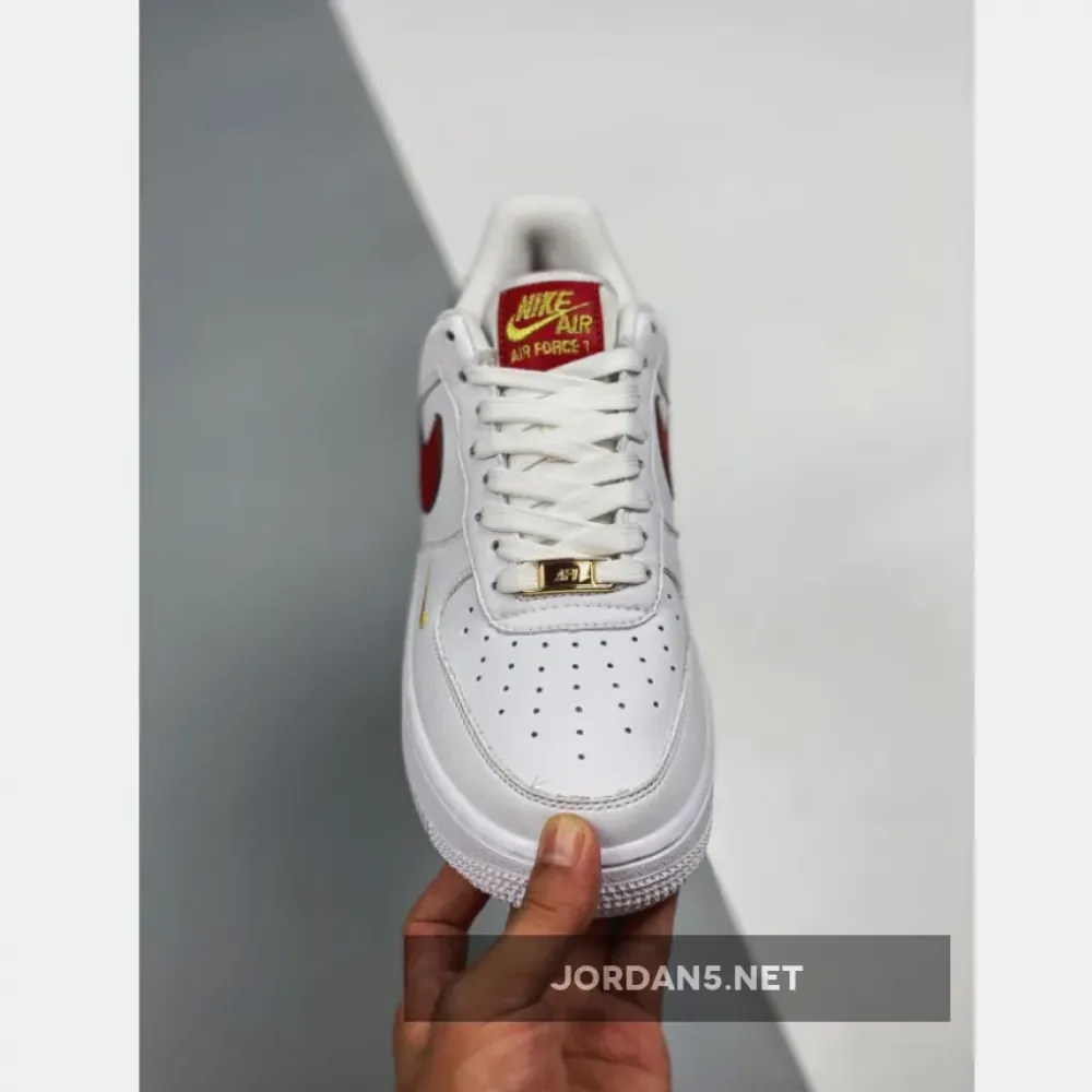 Nike Air Force 1 ’07 Essential White Gym Red  CZ0270-104