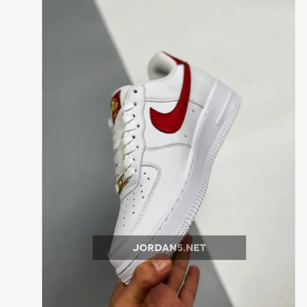 Nike Air Force 1 ’07 Essential White Gym Red  CZ0270-104