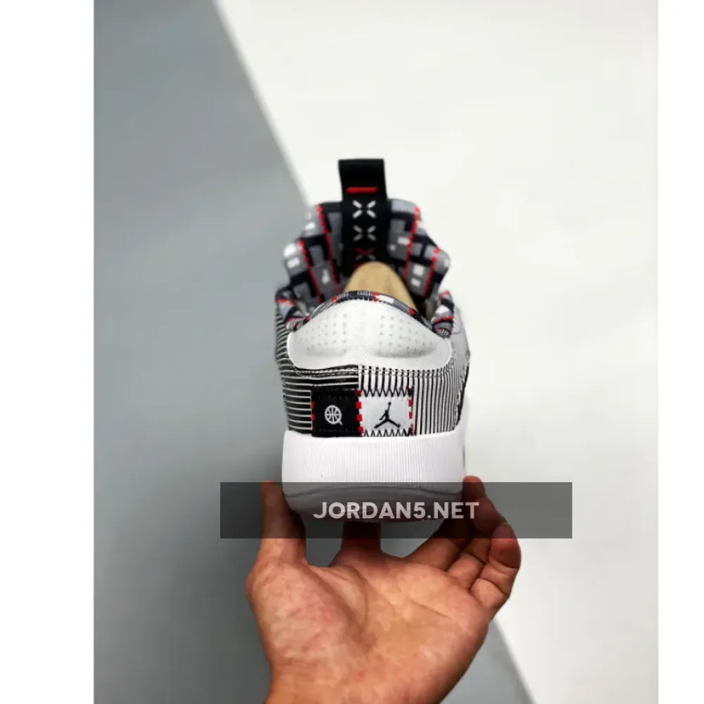 Air Jordan 35 Low “Quai 54” White/Black-University Red DJ2830-106