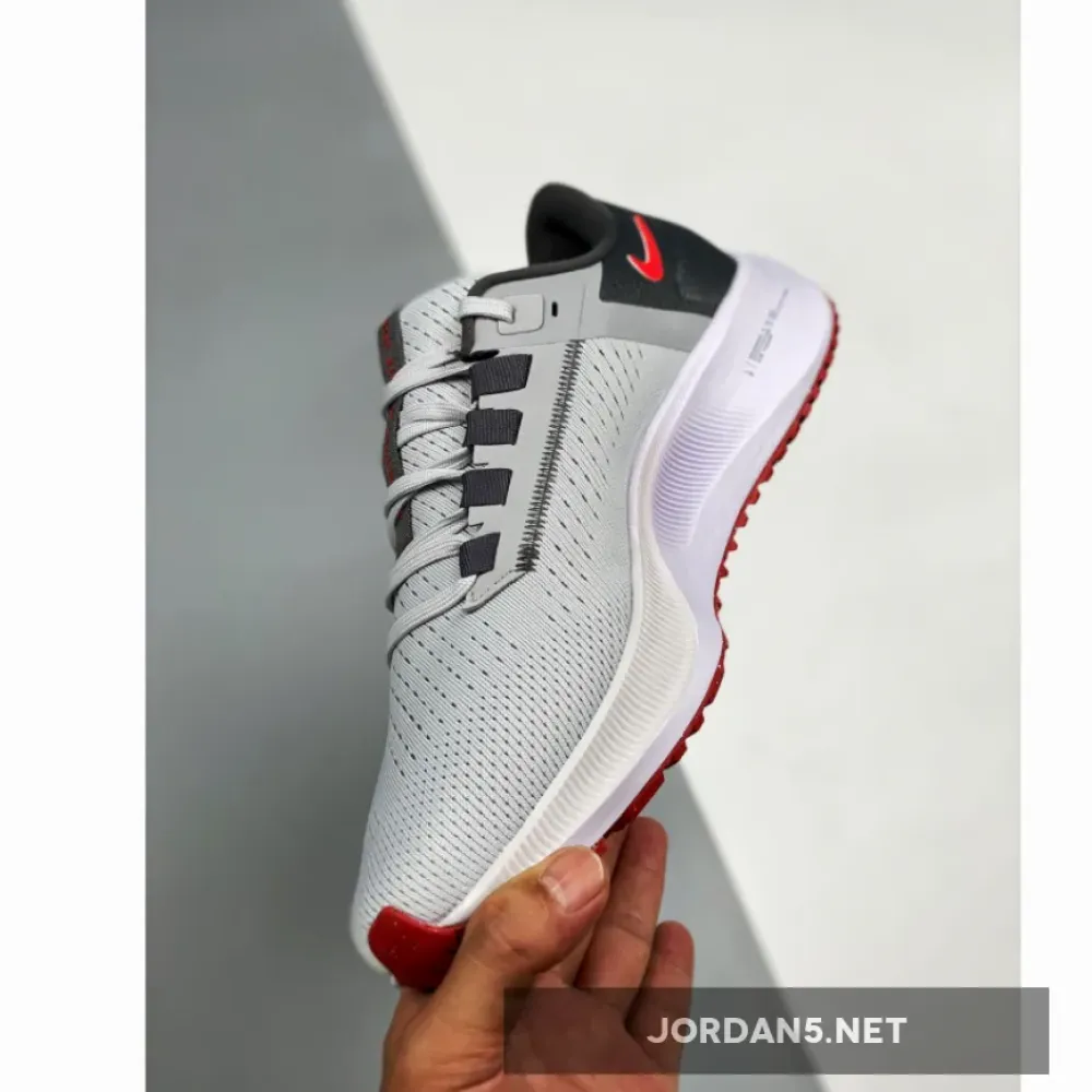 Nike Air Zoom Pegasus 38 Pure Platinum/Wolf Grey/Iron Grey/Chile Red CW7356-004