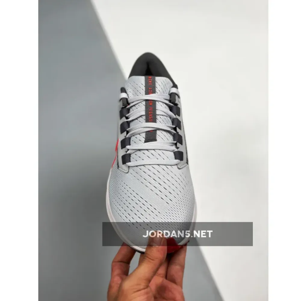 Nike Air Zoom Pegasus 38 Pure Platinum/Wolf Grey/Iron Grey/Chile Red CW7356-004